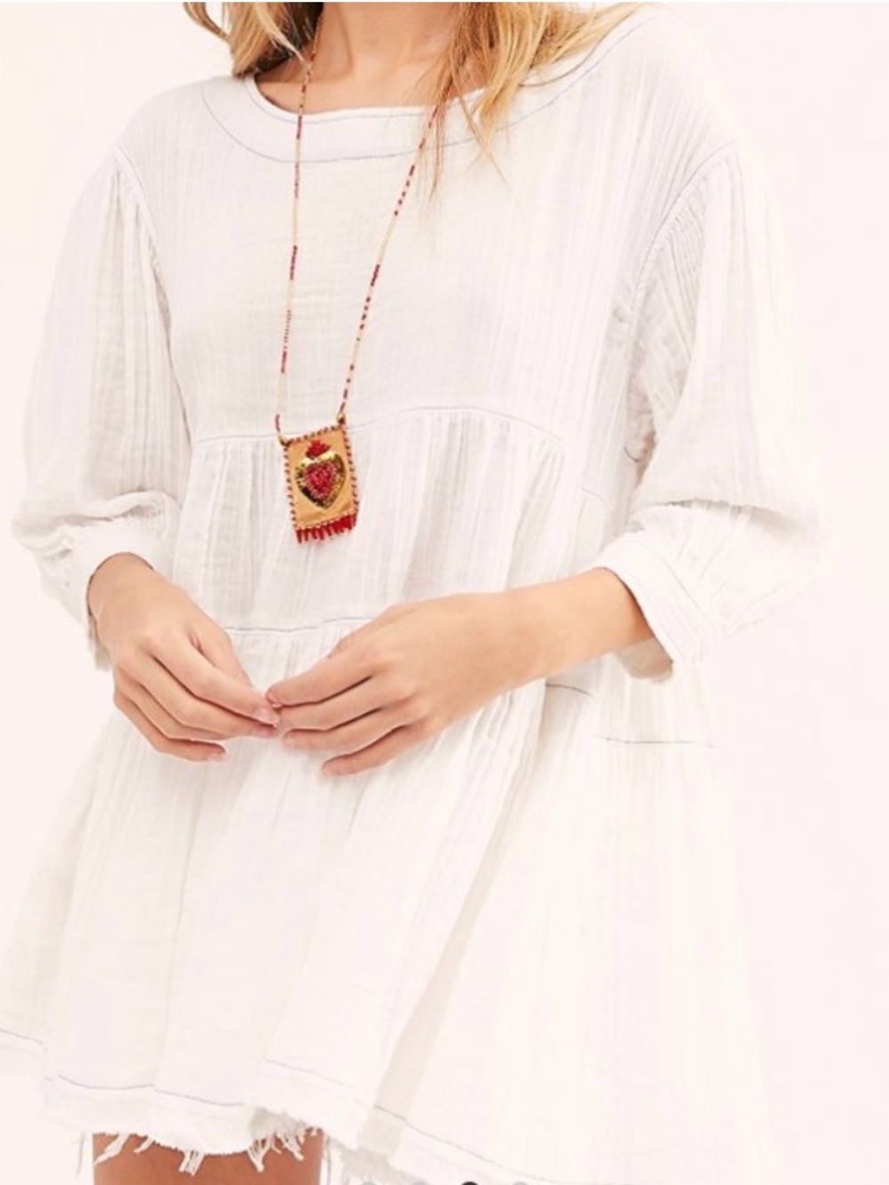 $88 NWT Free People "Every Move You Make" Tunic - Picture 2 of 3